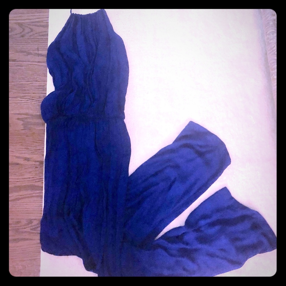 Young Fabulous and Broke Royal Blue Pant Romper!